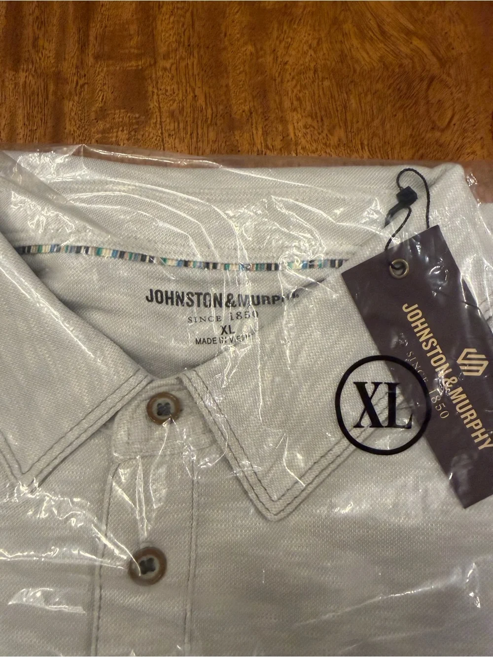 JOHNSTON & MURPHY men’s Vintage Slub Polo
